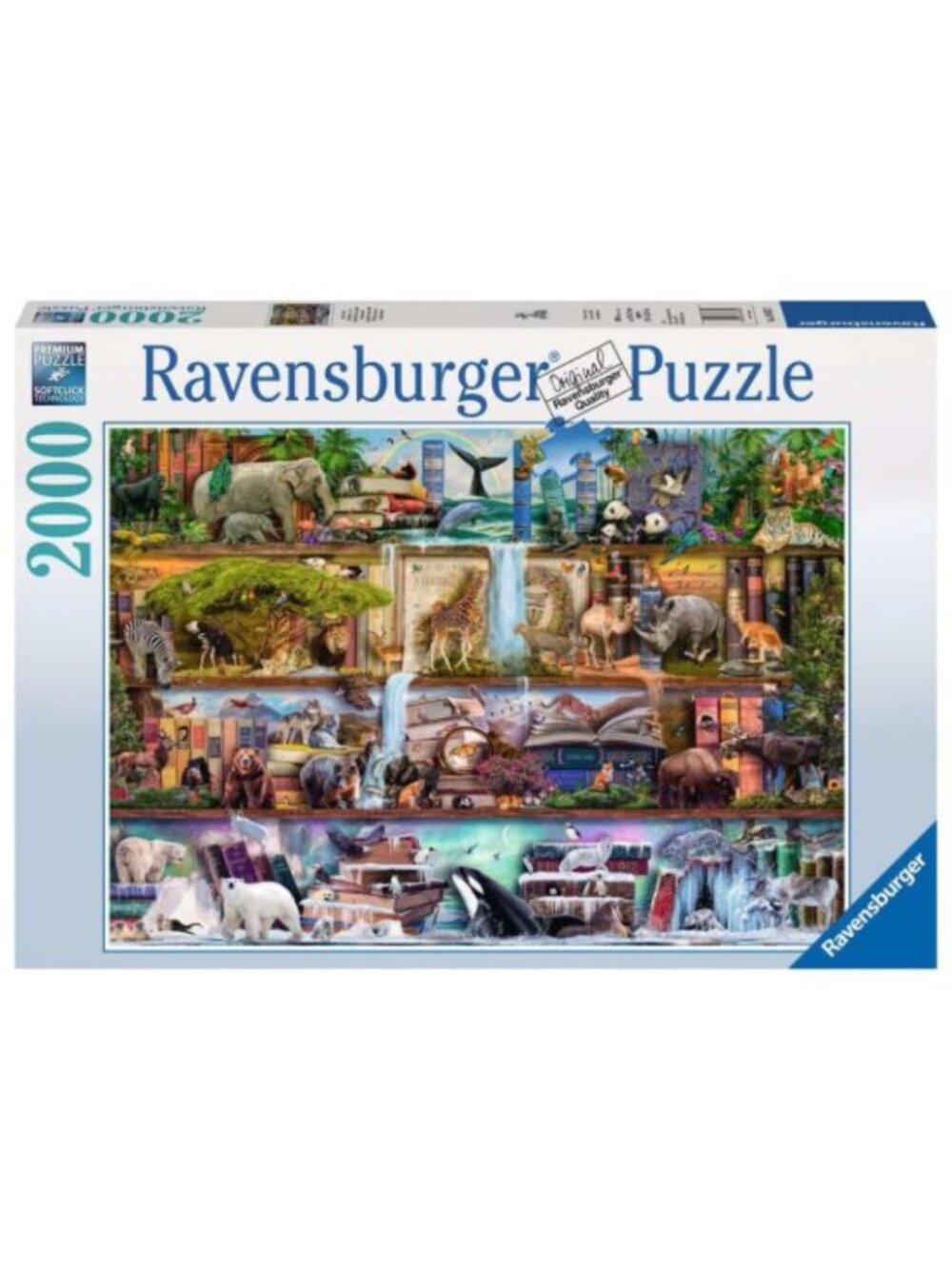 Ravensburger 2000pcs Puzzle-Wild Kingdom Shelves | Adult Puzzles New In Box
